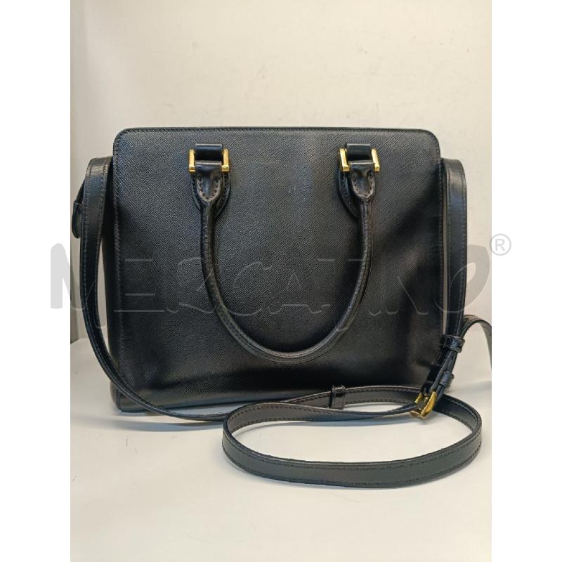 BORSA PRADA SAFFIANO TOTE NERA 158D  | Mercatino dell'Usato Roma gregorio vii 3