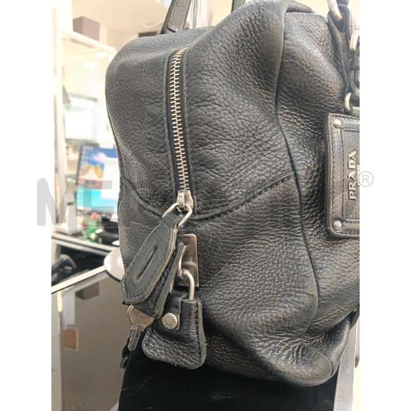 BORSA PRADA SHOPPING NERA | Mercatino dell'Usato Roma gregorio vii 2