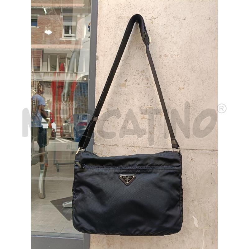 BORSA PRADA TELA NERA COD.164  | Mercatino dell'Usato Roma gregorio vii 1