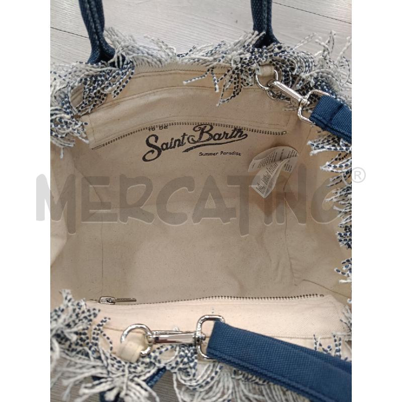 BORSA SAINT BARTHN IN DENIM CON TRACOLLA  | Mercatino dell'Usato Roma gregorio vii 3