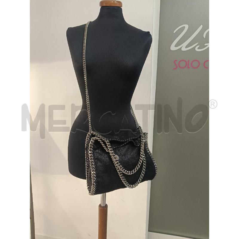 BORSA STELLA MC CARTNEY FALABELLA NERA | Mercatino dell'Usato Roma gregorio vii 2