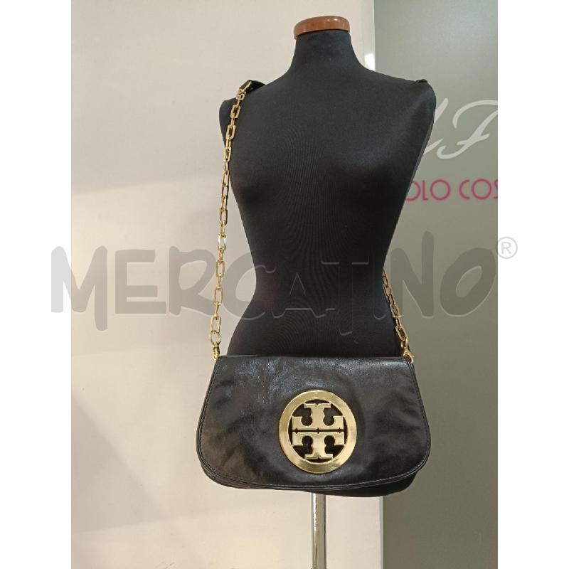 BORSA TORY BURCH NERA DETTAGLI DORATI | Mercatino dell'Usato Roma gregorio vii 4