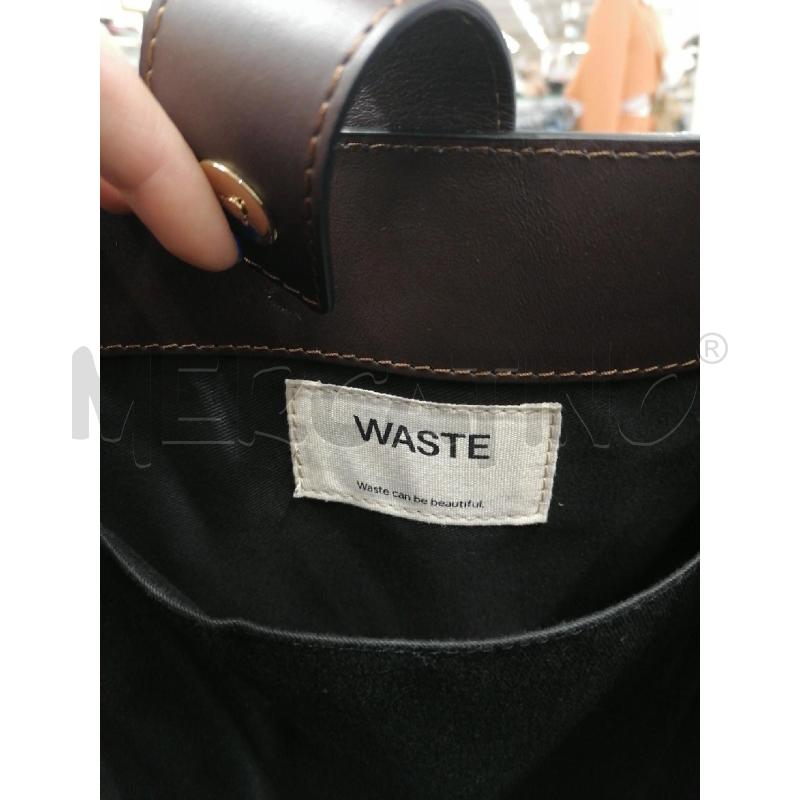 BORSA WASTE PARIS CHOCOLATE LEATHER TOTE BAG | Mercatino dell'Usato Roma gregorio vii 2