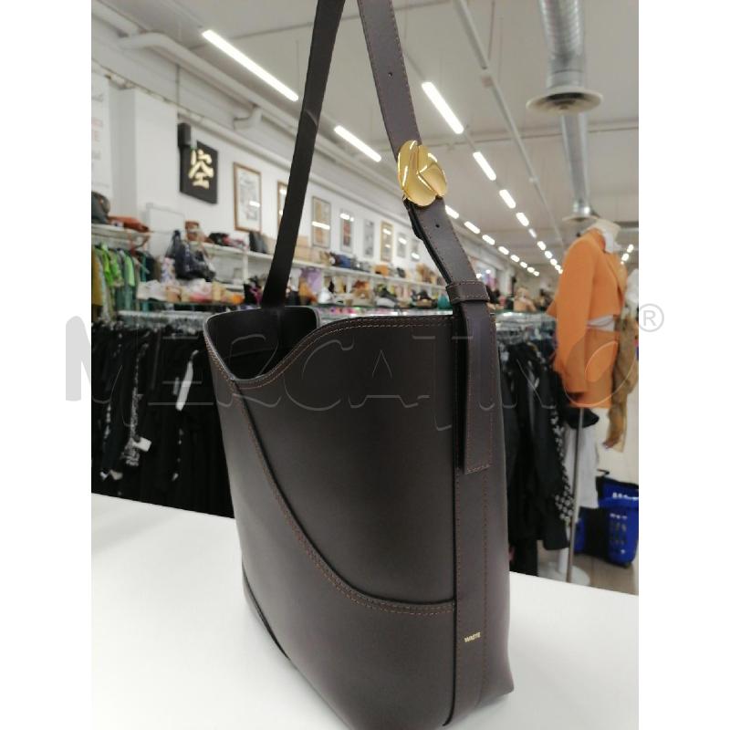 BORSA WASTE PARIS CHOCOLATE LEATHER TOTE BAG | Mercatino dell'Usato Roma gregorio vii 5