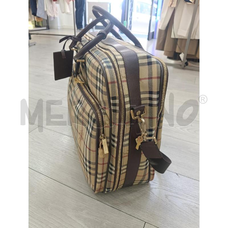 BORSONE BURBERRY 48H IN TARTAN  | Mercatino dell'Usato Roma gregorio vii 2