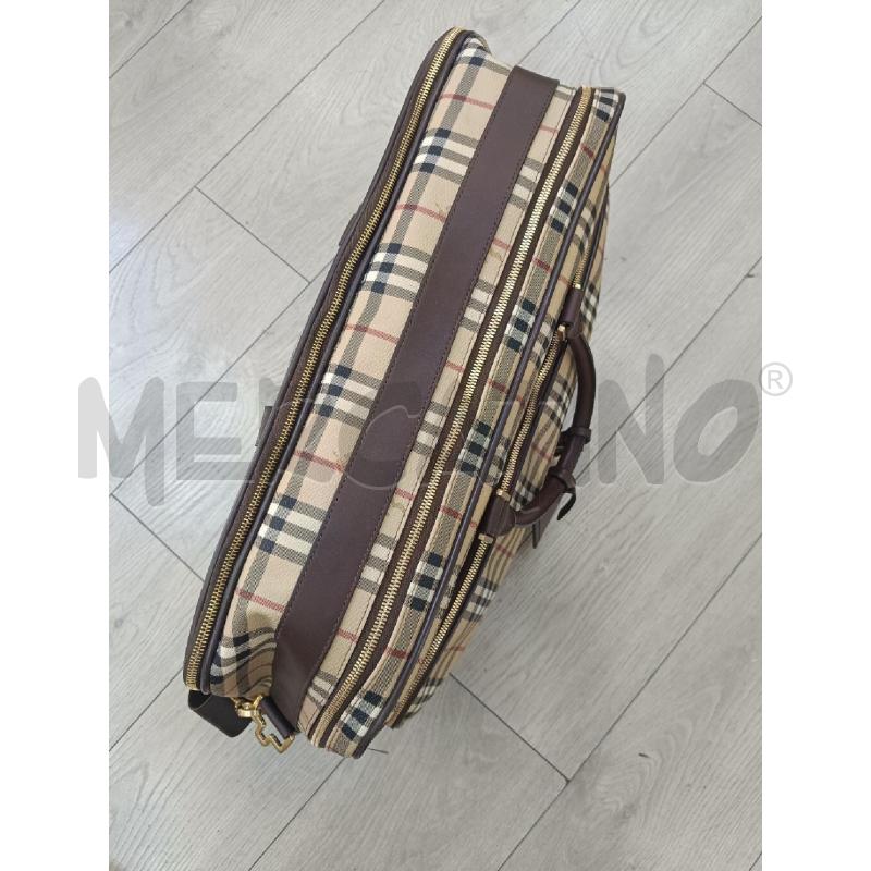 BORSONE BURBERRY 48H IN TARTAN  | Mercatino dell'Usato Roma gregorio vii 3