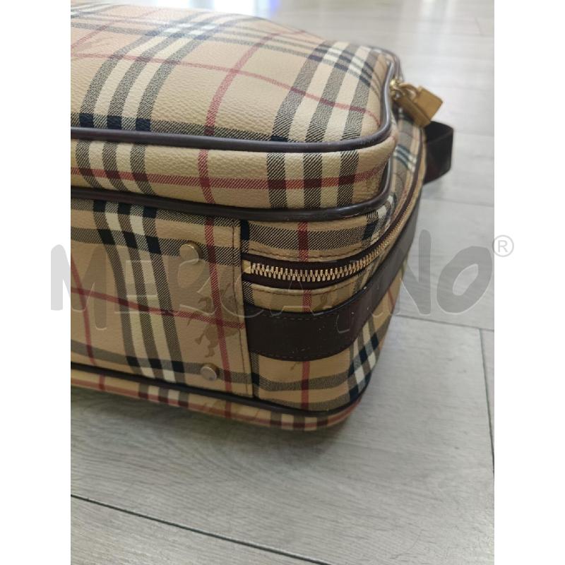 BORSONE BURBERRY 48H IN TARTAN  | Mercatino dell'Usato Roma gregorio vii 5