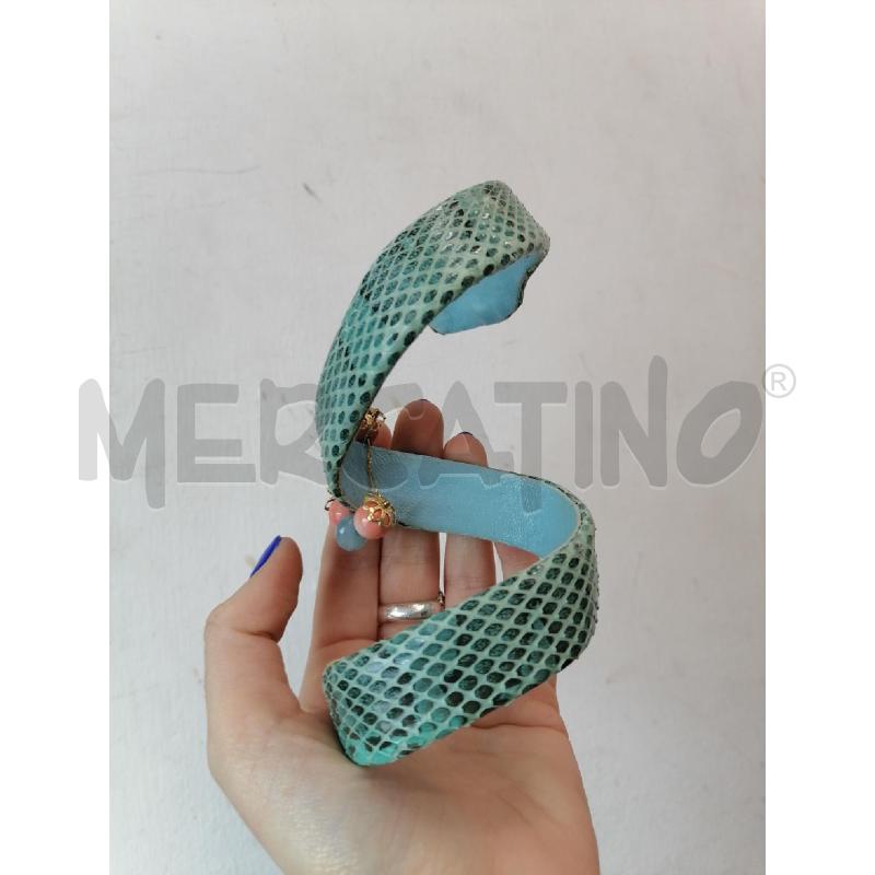 BRACCIALE PITONE CELESTE | Mercatino dell'Usato Roma gregorio vii 3