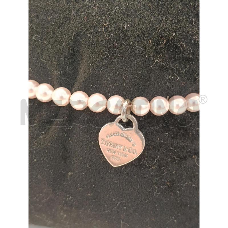 BRACCIALE TIFFANY&CO PERLINE ROSA  | Mercatino dell'Usato Roma gregorio vii 2