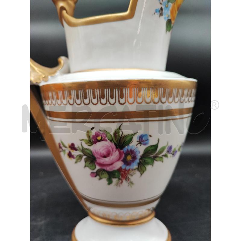 BROCCA CAPODIMONTE DIPINTA MAN DORATO  | Mercatino dell'Usato Roma gregorio vii 2