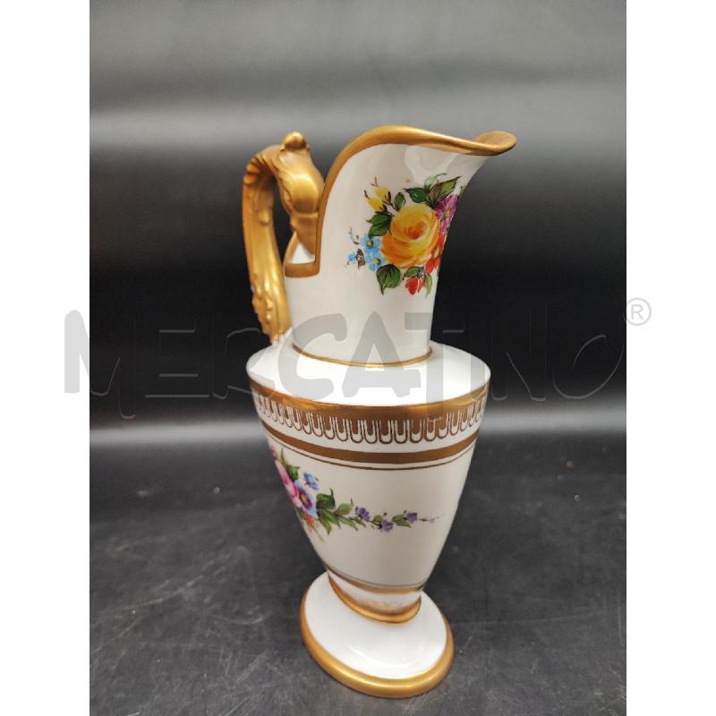 BROCCA CAPODIMONTE DIPINTA MAN DORATO  | Mercatino dell'Usato Roma gregorio vii 3
