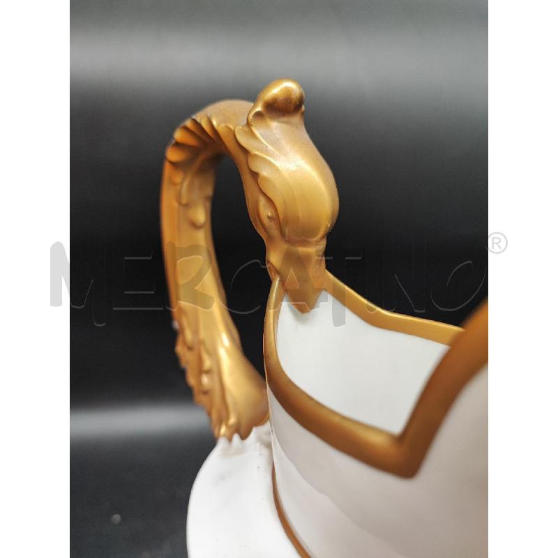 BROCCA CAPODIMONTE DIPINTA MAN DORATO  | Mercatino dell'Usato Roma gregorio vii 4