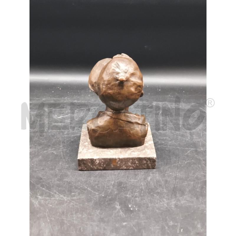 BUSTO BRONZO SCUGNIZZO  | Mercatino dell'Usato Roma gregorio vii 2