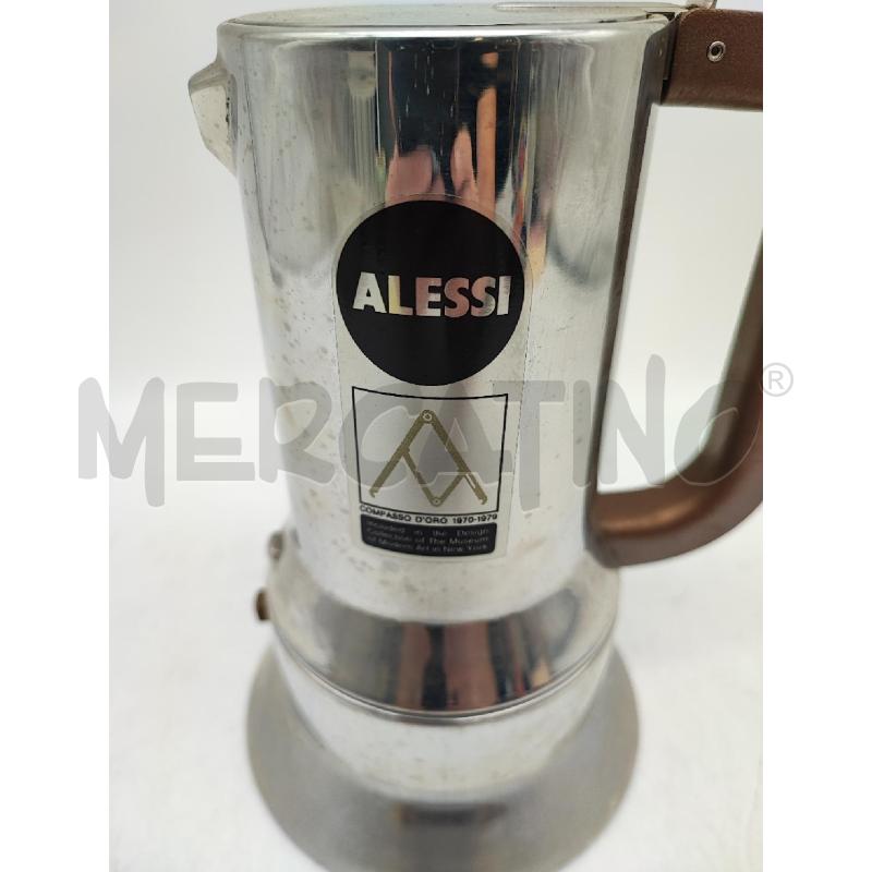 CAFFETTIERA ALESSI MANICO MARRONE COMPA | Mercatino dell'Usato Roma gregorio vii 2