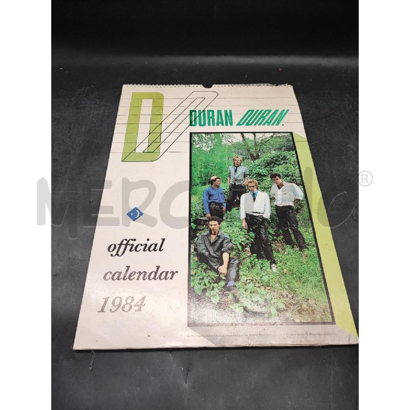 CALENDARIO DURAN DURAN 1984 | Mercatino dell'Usato Roma gregorio vii 1