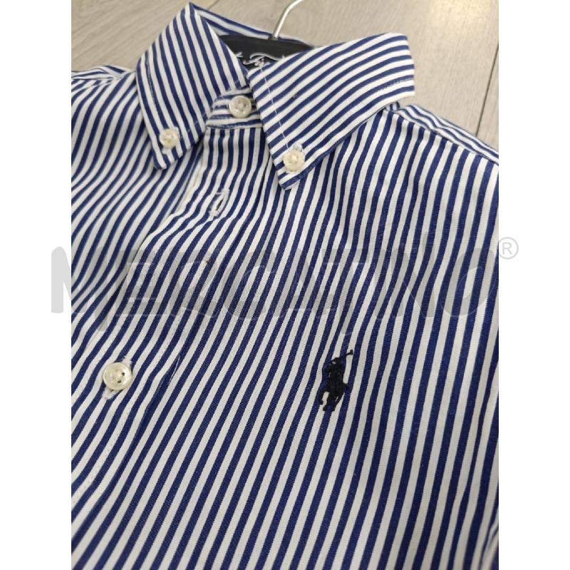 CAMICIA BAMBINO RALPH LAUREN RIGHE BIANCHE BLUI | Mercatino dell'Usato Roma gregorio vii 2