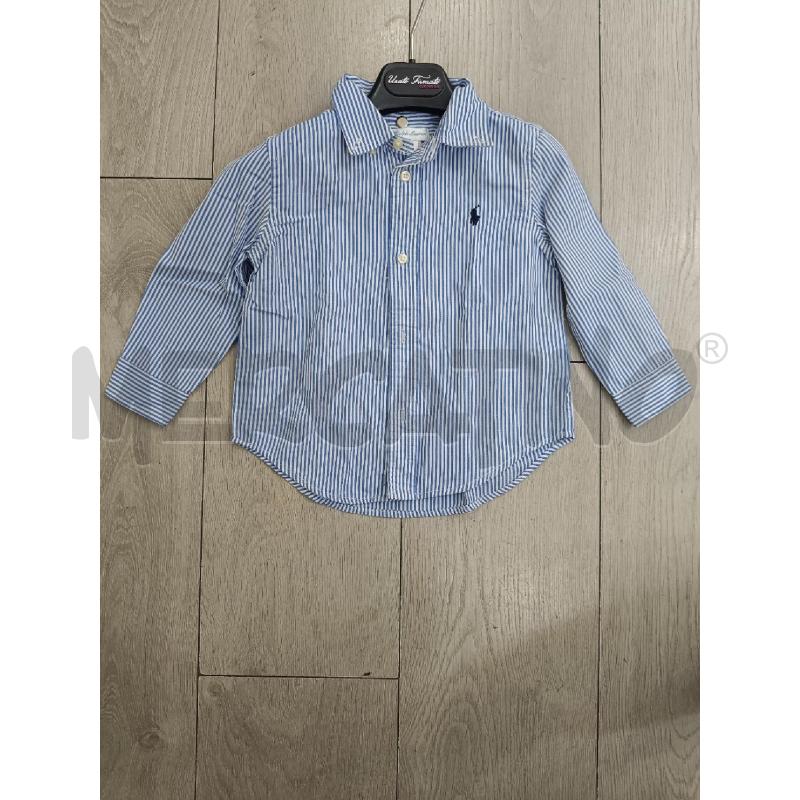 CAMICIA BAMBINO RALPH LAUREN RIGHE BIANCHE BLU | Mercatino dell'Usato Roma gregorio vii 1