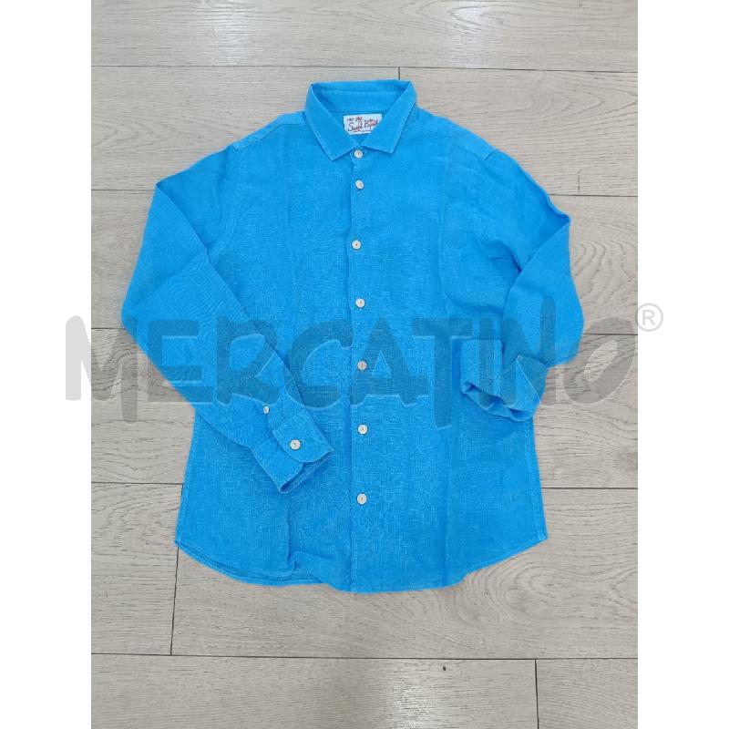 CAMICIA BAMBINO SAINT BARTH AZZURRA LINO | Mercatino dell'Usato Roma gregorio vii 1