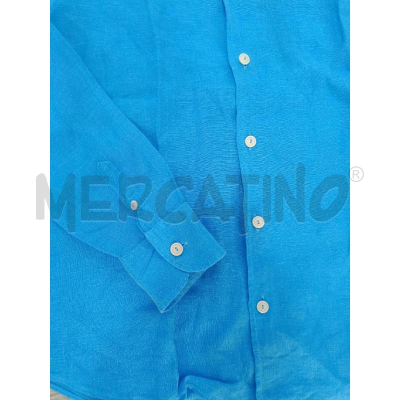CAMICIA BAMBINO SAINT BARTH AZZURRA LINO | Mercatino dell'Usato Roma gregorio vii 2