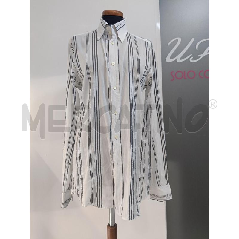 CAMICIA DOLCE&GABBANA BIANCA RIGHE NERE | Mercatino dell'Usato Roma gregorio vii 1