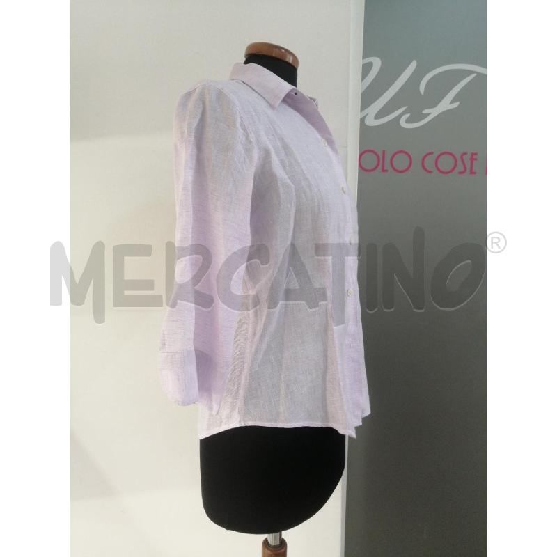 CAMICIA DONNA AMINA RUBINACCI LILLA LINO Mercatino dell Usato