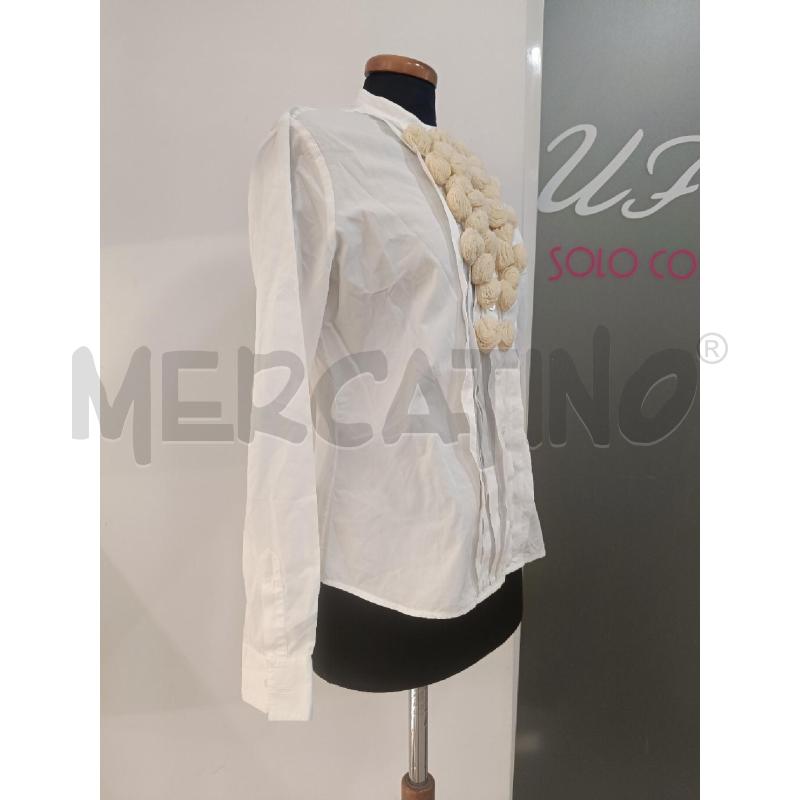 CAMICIA DONNA BAMFORD BIANCA PON PON BEIGE | Mercatino dell'Usato Roma gregorio vii 2
