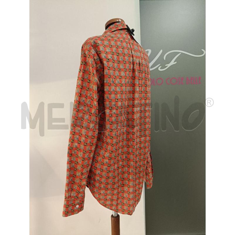CAMICIA DONNA BURBERRY ROSSA CHECK BEIGE  | Mercatino dell'Usato Roma gregorio vii 3