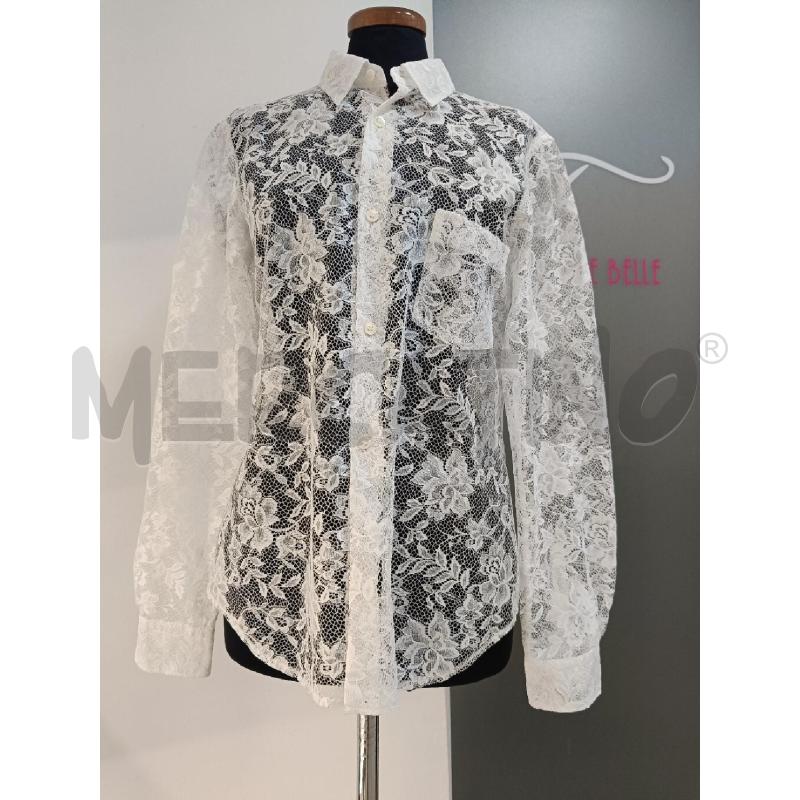 CAMICIA DONNA COMME DES GARCONS BIANCA TRASPARENTE | Mercatino dell'Usato Roma gregorio vii 1