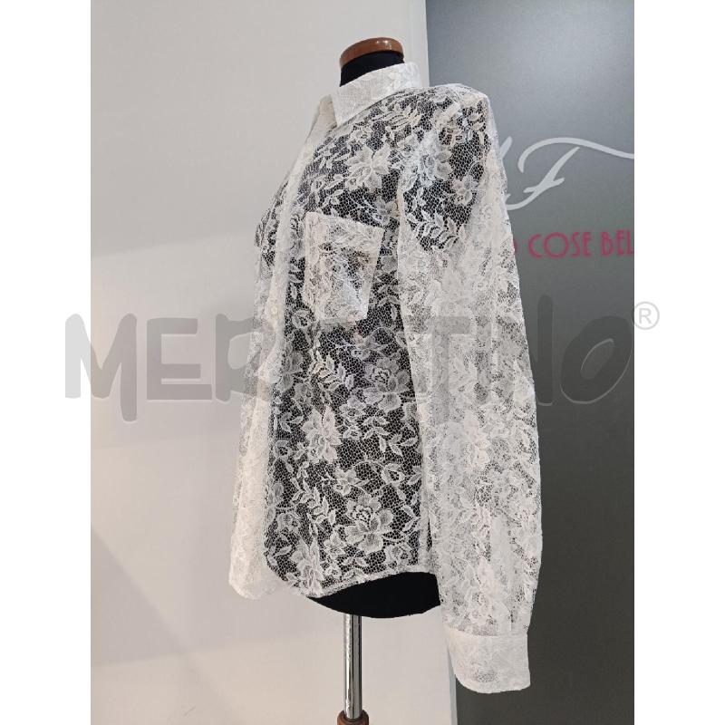 CAMICIA DONNA COMME DES GARCONS BIANCA TRASPARENTE | Mercatino dell'Usato Roma gregorio vii 2
