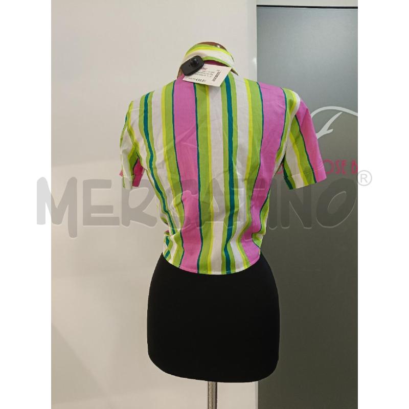 CAMICIA DONNA D&G RIGHE VERDI ROSA BIANCA | Mercatino dell'Usato Roma gregorio vii 3