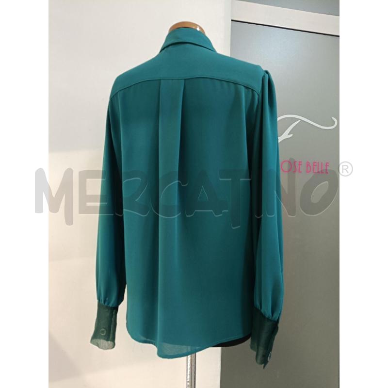 CAMICIA DONNA ELISABETTA FRANCHI VERDE PETROLIO | Mercatino dell'Usato Roma gregorio vii 3