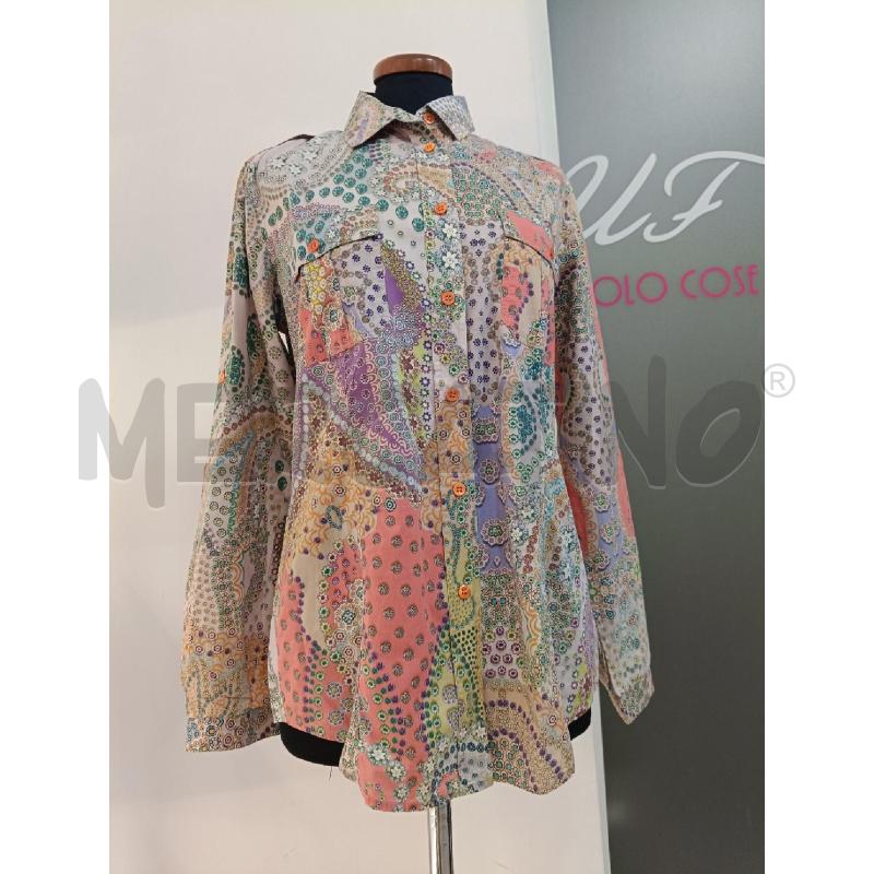 CAMICIA DONNA ETRO ROSA FIORI | Mercatino dell'Usato Roma gregorio vii 1