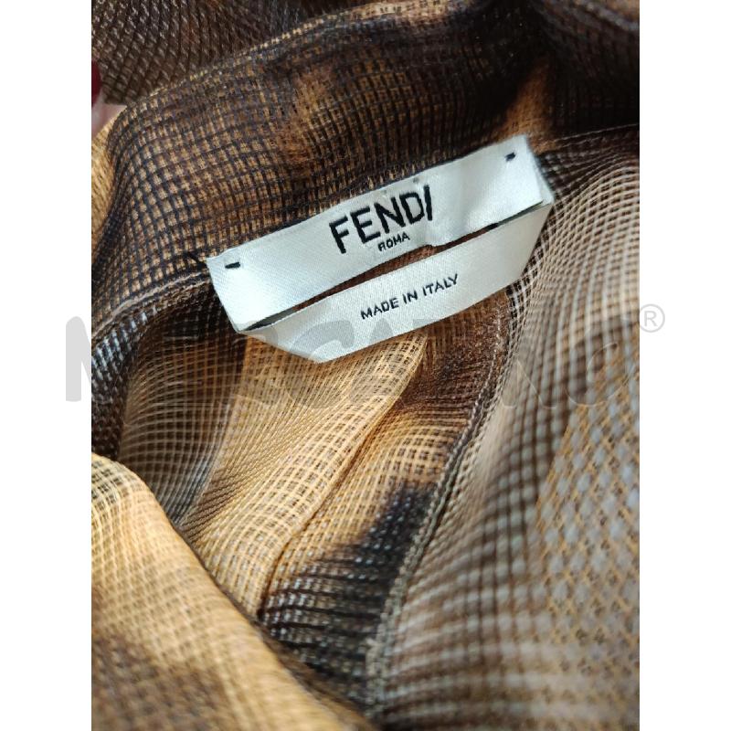 CAMICIA DONNA FENDI TRAF SFUMATURA ARANCIONE MARRONE | Mercatino dell'Usato Roma gregorio vii 5
