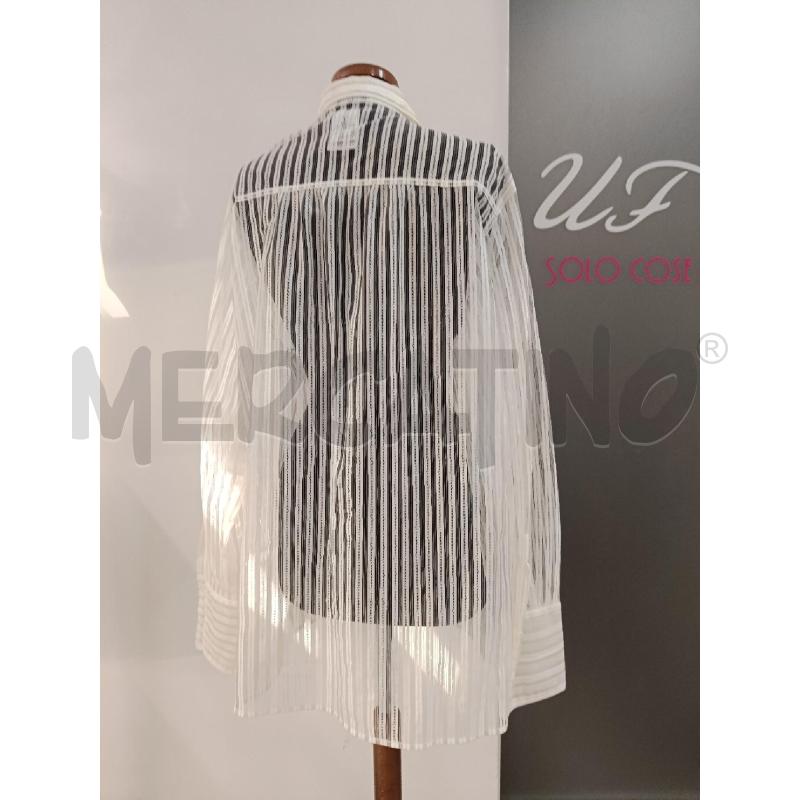CAMICIA DONNA GIANFRANCO FERRE BIANCA RIGHE | Mercatino dell'Usato Roma gregorio vii 3