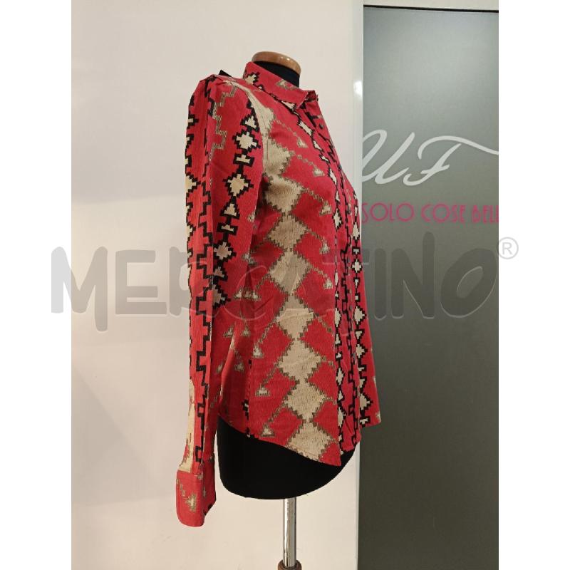 CAMICIA DONNA LAUREN ROSSA FANT NERA BEIGE | Mercatino dell'Usato Roma gregorio vii 2