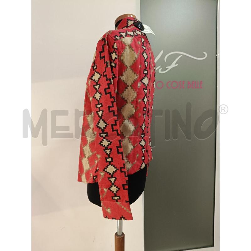 CAMICIA DONNA LAUREN ROSSA FANT NERA BEIGE | Mercatino dell'Usato Roma gregorio vii 3