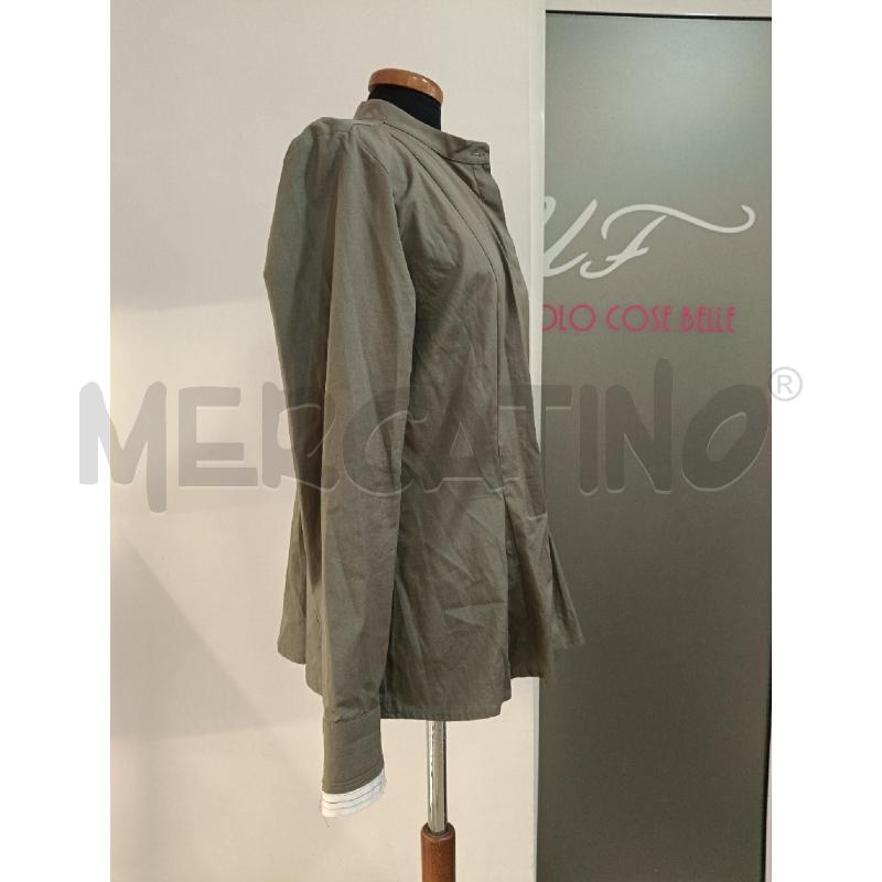 CAMICIA DONNA MAX&CO VERDE BORDI BIANCHI | Mercatino dell'Usato Roma gregorio vii 2