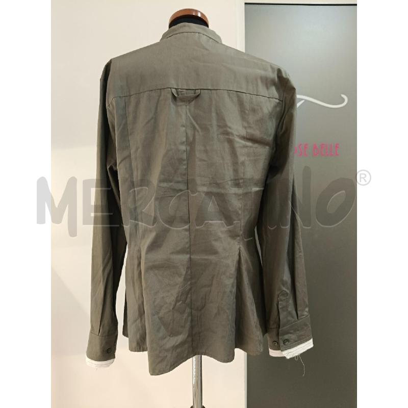 CAMICIA DONNA MAX&CO VERDE BORDI BIANCHI | Mercatino dell'Usato Roma gregorio vii 3