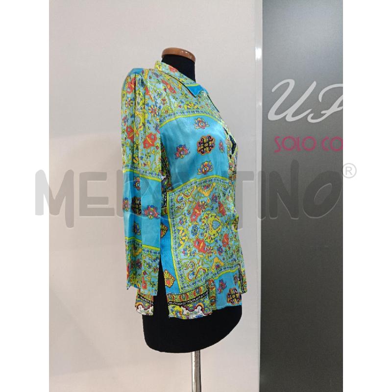 CAMICIA DONNA MILA SCHON AZZURRA FANTASIA | Mercatino dell'Usato Roma gregorio vii 2