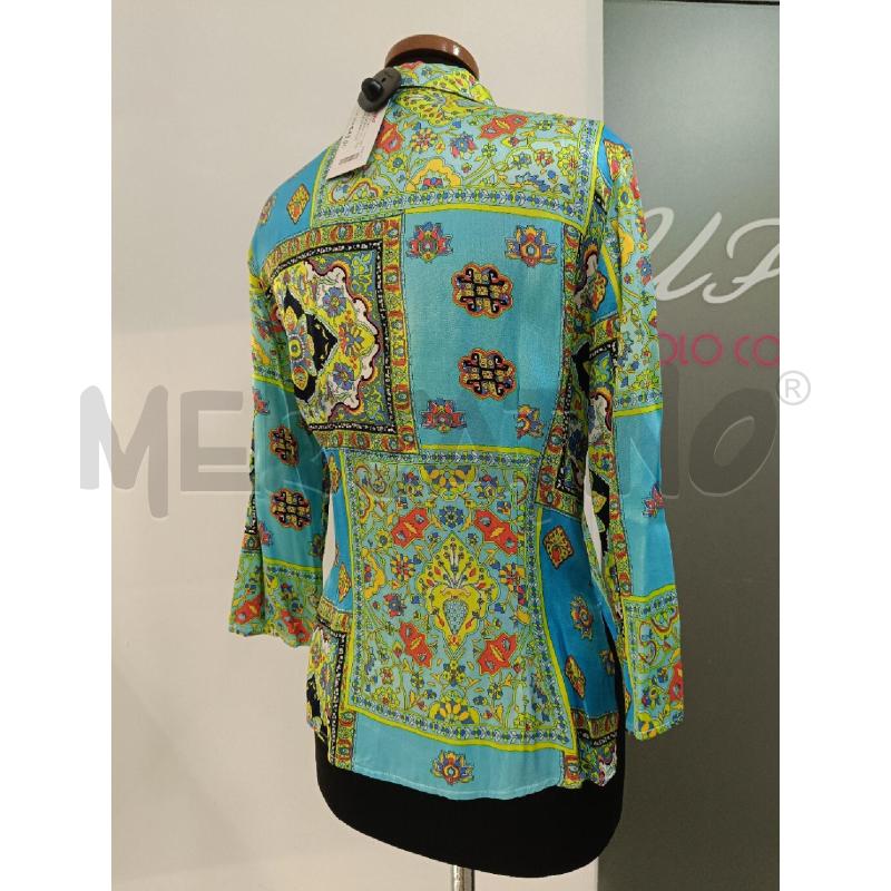 CAMICIA DONNA MILA SCHON AZZURRA FANTASIA | Mercatino dell'Usato Roma gregorio vii 3