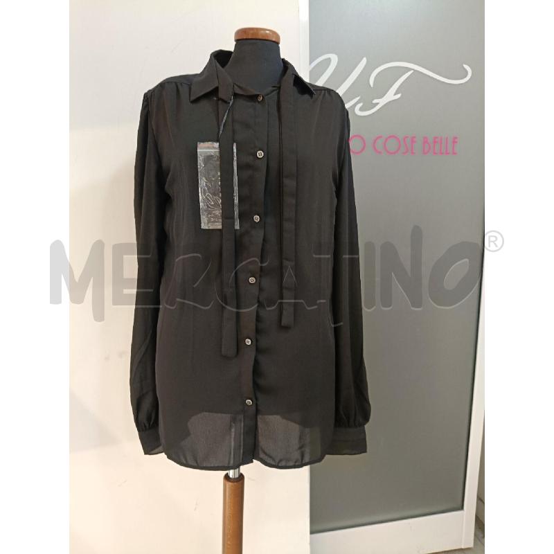 CAMICIA DONNA RICHMOND NERA SPALLINE | Mercatino dell'Usato Roma gregorio vii 1