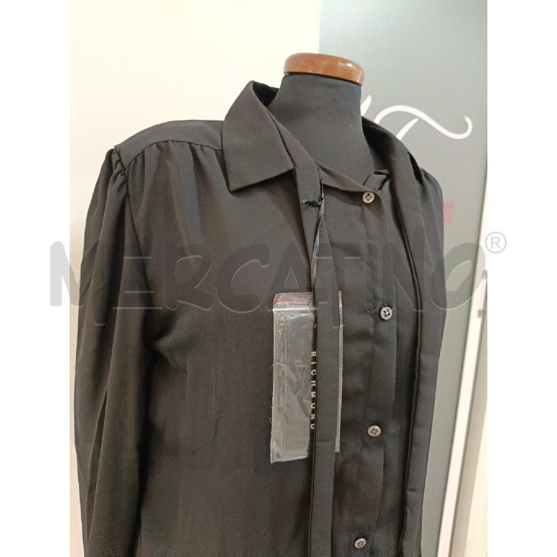 CAMICIA DONNA RICHMOND NERA SPALLINE | Mercatino dell'Usato Roma gregorio vii 2