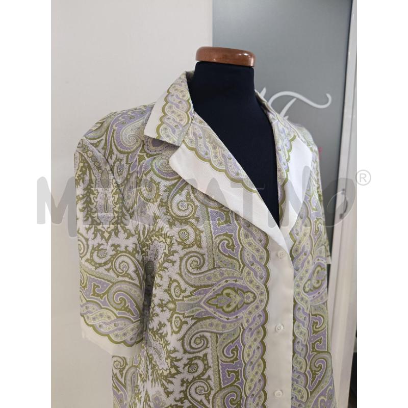CAMICIA DONNA SANDRO BIANCA PAISLEY VERDE | Mercatino dell'Usato Roma gregorio vii 2
