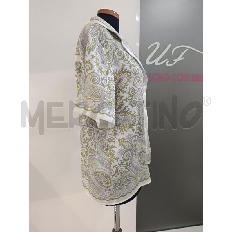 CAMICIA DONNA SANDRO BIANCA PAISLEY VERDE | Mercatino dell'Usato Roma gregorio vii 3