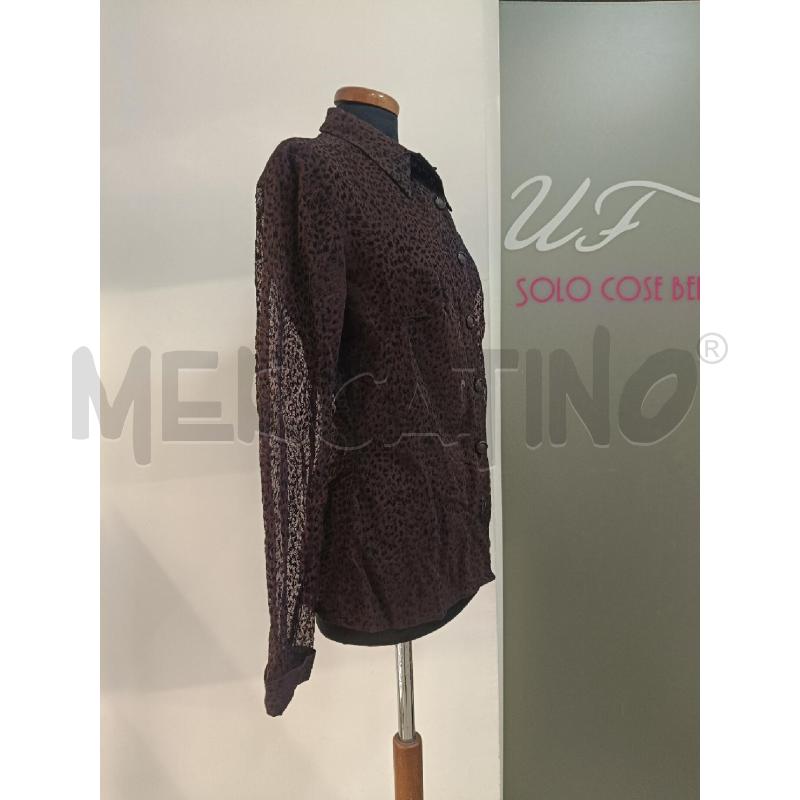 CAMICIA DONNA VERSACE JEANS ANIMALIER MARRONE | Mercatino dell'Usato Roma gregorio vii 2