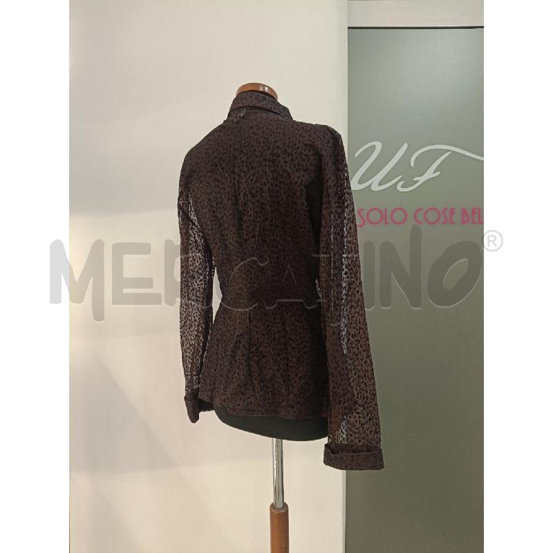 CAMICIA DONNA VERSACE JEANS ANIMALIER MARRONE | Mercatino dell'Usato Roma gregorio vii 3