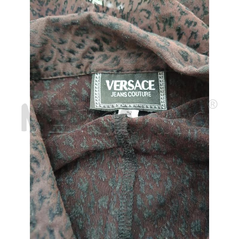 CAMICIA DONNA VERSACE JEANS ANIMALIER MARRONE | Mercatino dell'Usato Roma gregorio vii 4