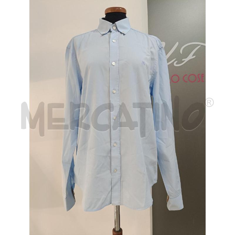 CAMICIA UOMO BURBERRY CELESTE COTONE | Mercatino dell'Usato Roma gregorio vii 1