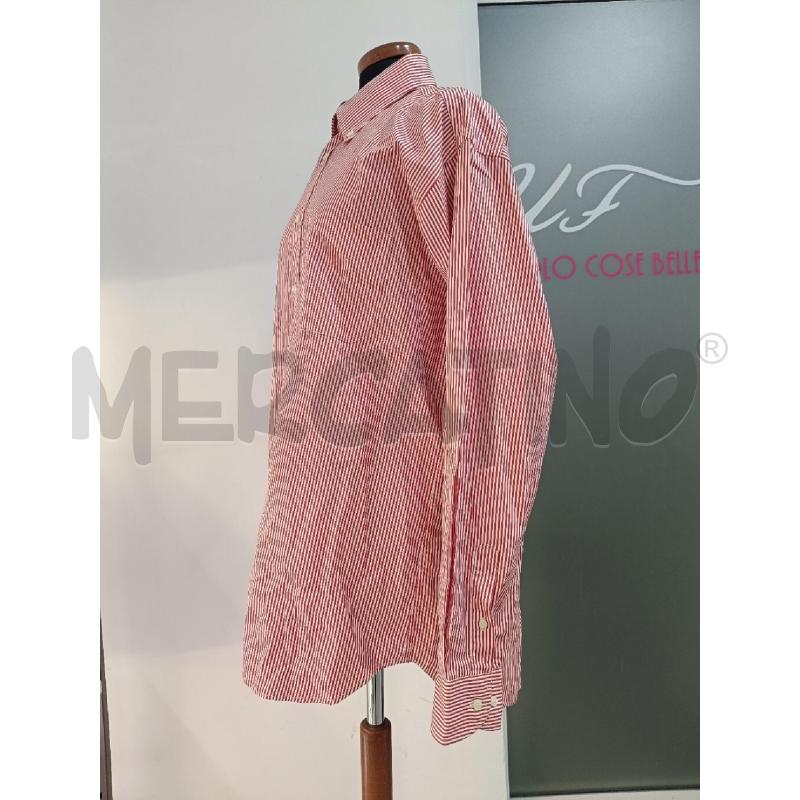 CAMICIA UOMO BURBERRY RIGATA ROSSA BIANCA  | Mercatino dell'Usato Roma gregorio vii 2