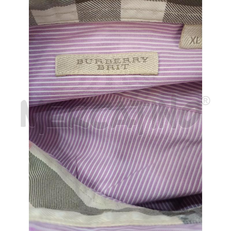 CAMICIA UOMO BURBERRY ROSA RIGHE | Mercatino dell'Usato Roma gregorio vii 4